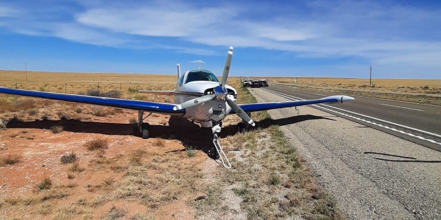 All occupants inside the single engine plane were safe, the sheriff said.
