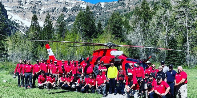 Rescuers with the North Fork Fire Department credited the hiker for staying calm.