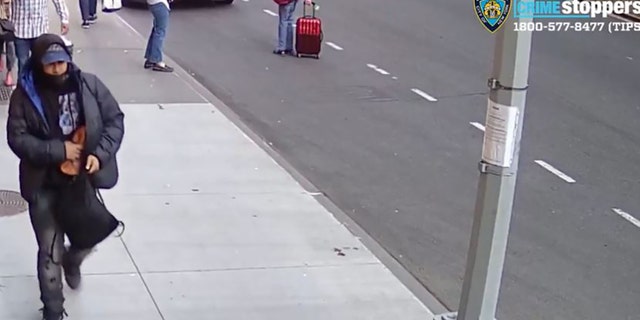 Police are searching for a male suspect in connection with a purse-snatching that occurred on May 10 in the Upper West Side neighborhood of Manhattan.