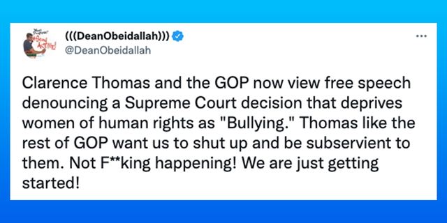 MSNBC contributor Dean Obeidallah blasts Justice Thomas for rebuking SCOTUS leak.