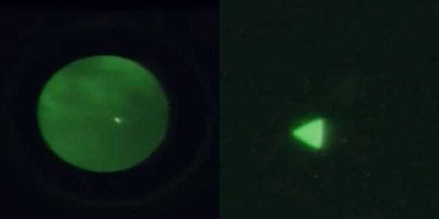 Pentagon hearing shows UFOs spotted using both human and two technical sensors, May 17, 2022.