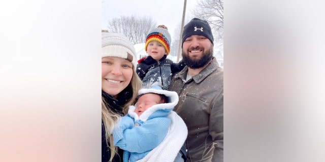 The Poletta family during a recent winter. Dave Ramsey described the couple as "people of integrity who work hard for their family."