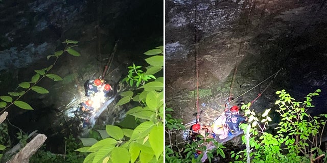 The hiker suffered minor injuries and was able to walk off the trail with assistance, 当局者は言った.