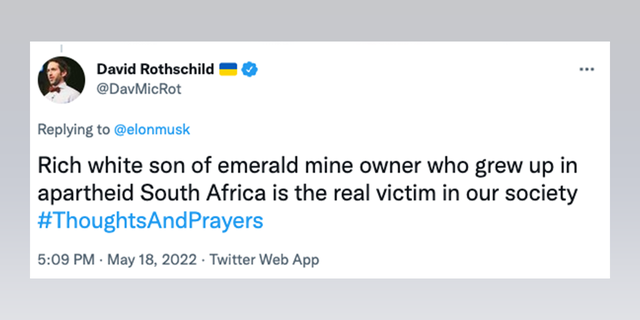 Economist David Rothschild skewers Elon Musk for calling Democrat Party out for