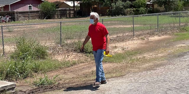 Salvador Ramos' grandfather, Rolando Reyes, a day after the deadly Uvalde school shooting. (Fox News Digital)