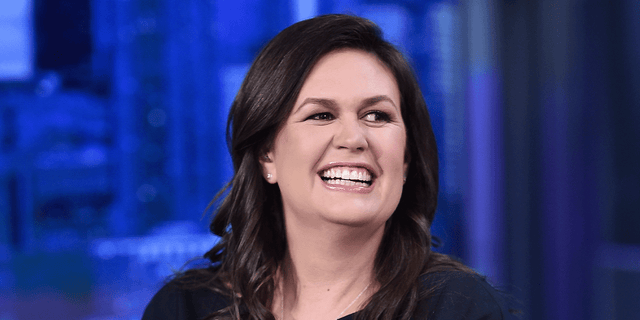 Sarah Huckabee Sanders visits "The Story with Martha MacCallum" on September 17, 2019 in New York City. 