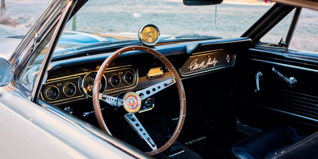 The GT350 has less than 30,000 miles on the odometer.
