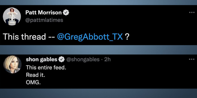 Los Angeles Times köşe yazarı Patt Morrison ve CBS46'dan Shon Gables, Teksas Valisi Greg Abbott'un dahil olduğu viral bir hikayeye tepki gösteriyor. Hikayenin yalan olduğu ortaya çıktı.