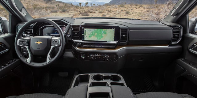 The LT's interior has the same style, but is trimmed in different materials than the High Country's.