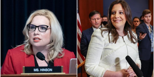 担当者. Stefanik and Hinson are concerned with the shortage of infant formula nationwide.