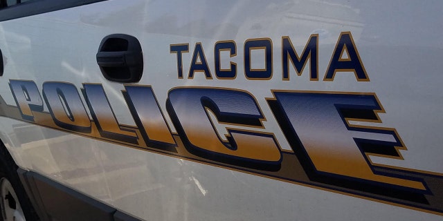 Tacoma police department car door