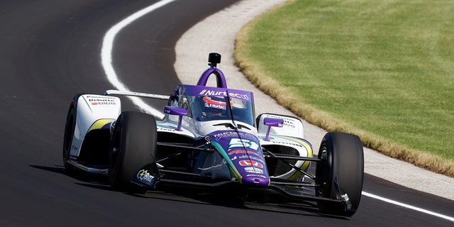 Takuma Sato set the fastest lap on the first day of practice at an average speed of 228.939 mph