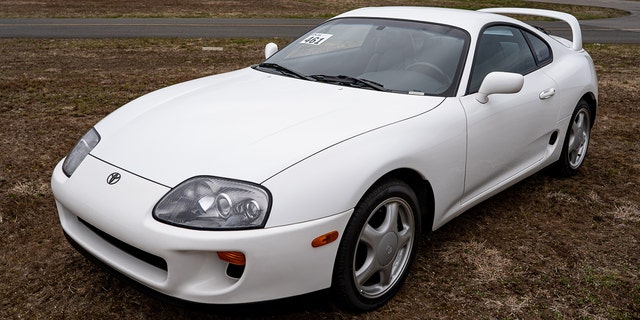 This 1993 Supra with 8,169 miles on the odometer was auctioned for 2,550, including the buyer's premium.