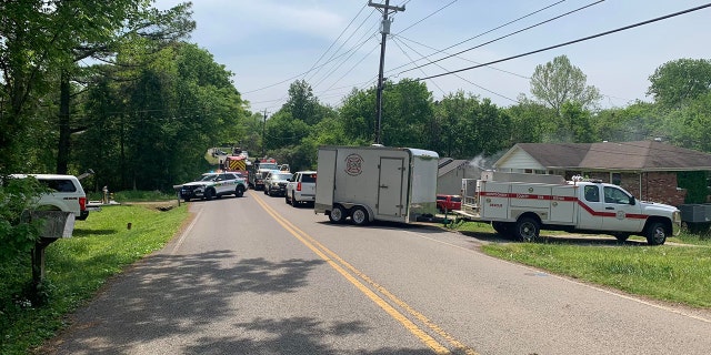 Montgomery County Sheriff’s Deputies Zach Fortner and Cody Evans were treated for smoke inhalation at a hospital and kept overnight for observation, the sheriff's office said.