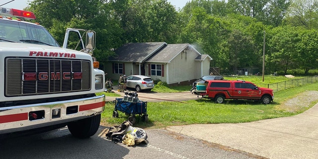 Montgomery County Sheriff’s Deputies Zach Fortner and Cody Evans climbed through the window of a burning home and rescued two children trapped inside on Sunday afternoon.