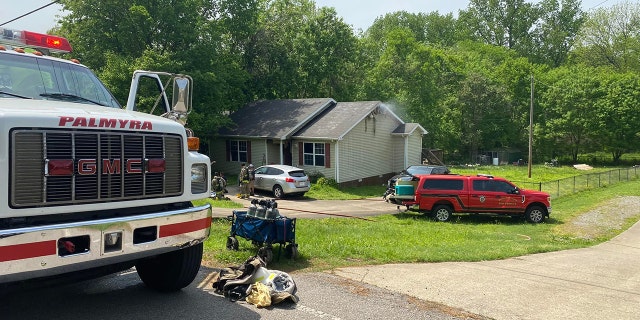 Montgomery County Sheriff’s Deputies Zach Fortner and Cody Evans climbed through the window of a burning home and rescued two children trapped inside on Sunday afternoon.