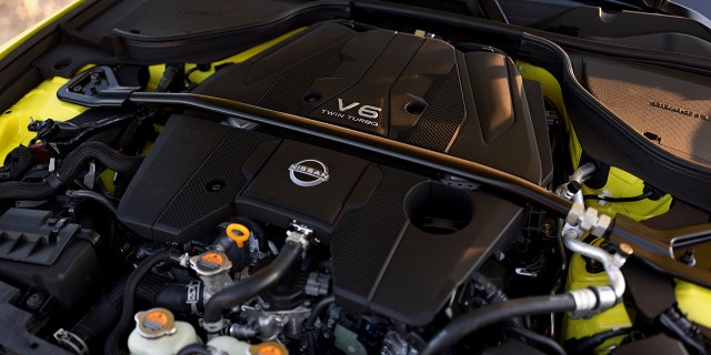 The Z's engine is a 400 hp 3.0-liter turbocharged V6.