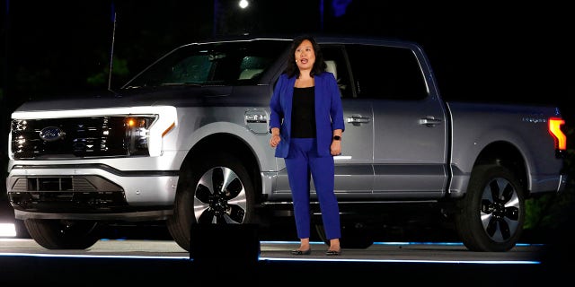 Zhang is the chief engineer for the F-150 Lightning.