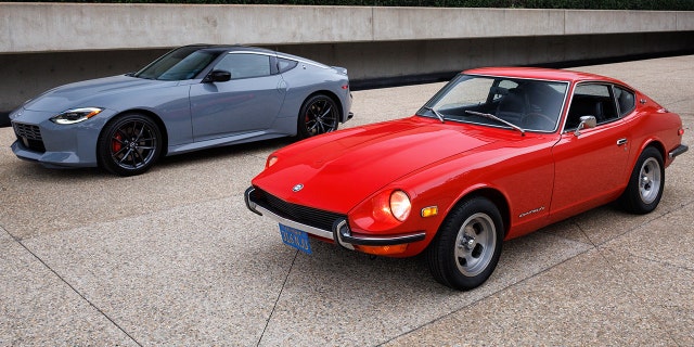 The Nissan Z's design is inspired by the 240Z.