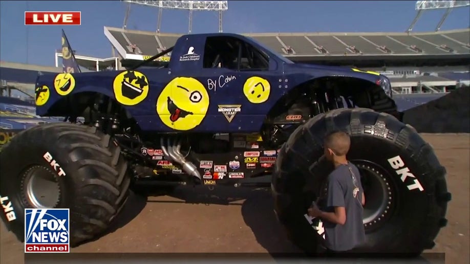 St Jude monster emoji truck