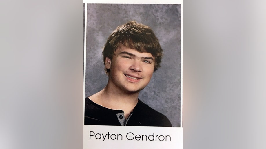 Payton Gendron yearbook photo