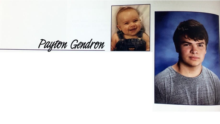 Payton Gendron as a baby