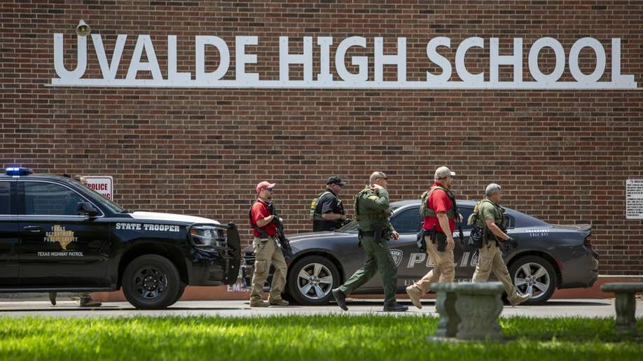 Robb Elementary School after Uvalde Texas elementary school shooting