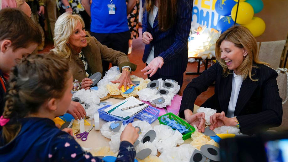 Jill Biden Zelenska meeting Mother's Day