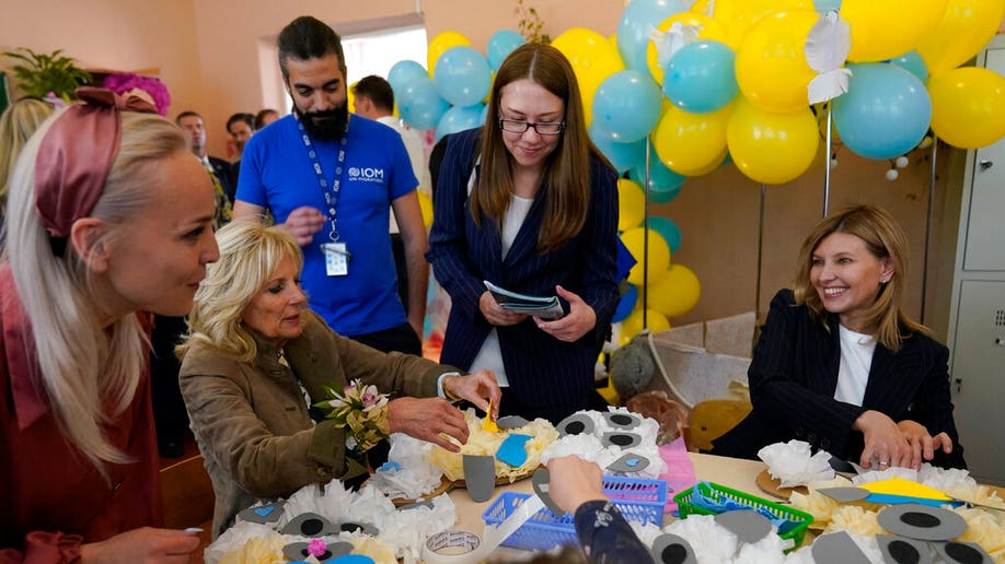 Jill Biden Zelenska meeting Mother's Day