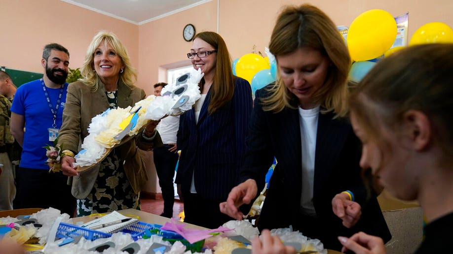 Jill Biden Zelenska meeting Mother's Day