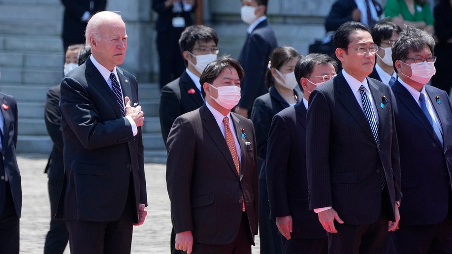 Joe Biden and Japan's Prime Minister Fumio Kishida