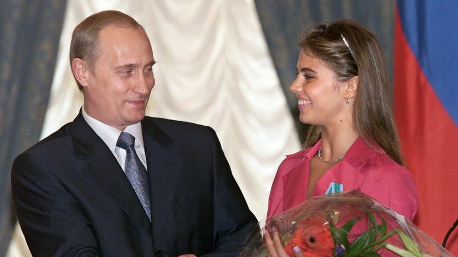 Putin and Russian gymnast Alina Kabayeva