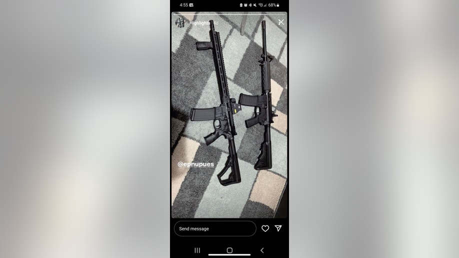 Salvador Ramos shows gun on Instagram