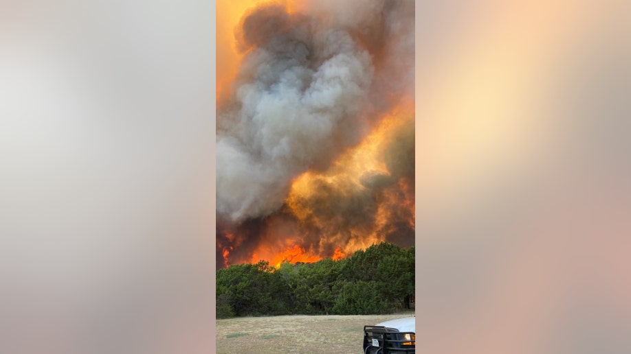 The Mesquite Heat Fire in Texas