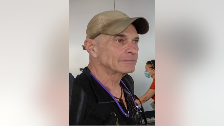 "Van Halen" singer David Lee Roth at Los Angeles International Airport