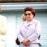 Princess Diana and Queen Elizabeth watch polo