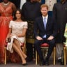 Meghan Markle, Queen Elizabeth and Prince Harry