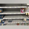 An empty baby formula shelf in a Walgreen's store in Westchester County, N.Y., shows the reality of the formula shortage. 