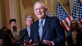 Senate Minority Leader Mitch McConnell, R-Ky., speaks with reporters following a closed-door policy lunch, at the Capitol in Washington. On Monday, he said he has &ldquo;great confidence&rdquo; in Senate candidate Mehmet Oz.