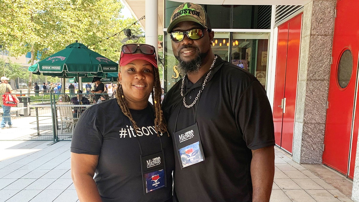 Shantee and Kel attend the 2022 NRA convention