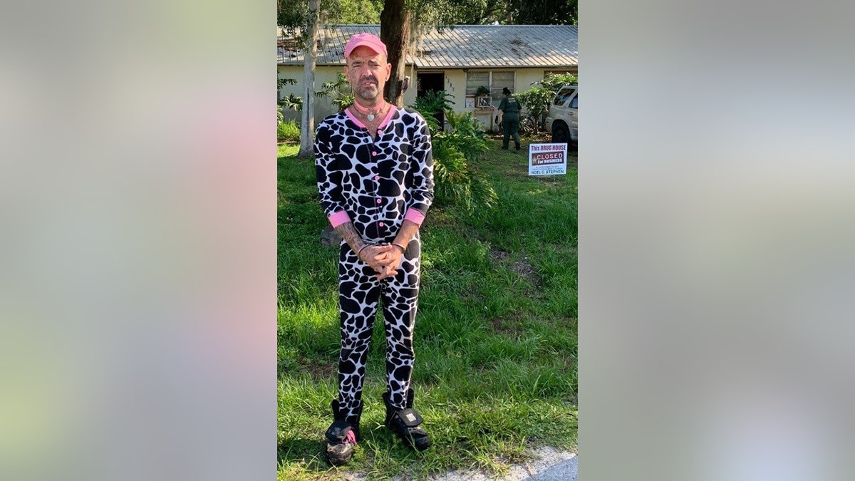 Florida drugs crime cow pajamas