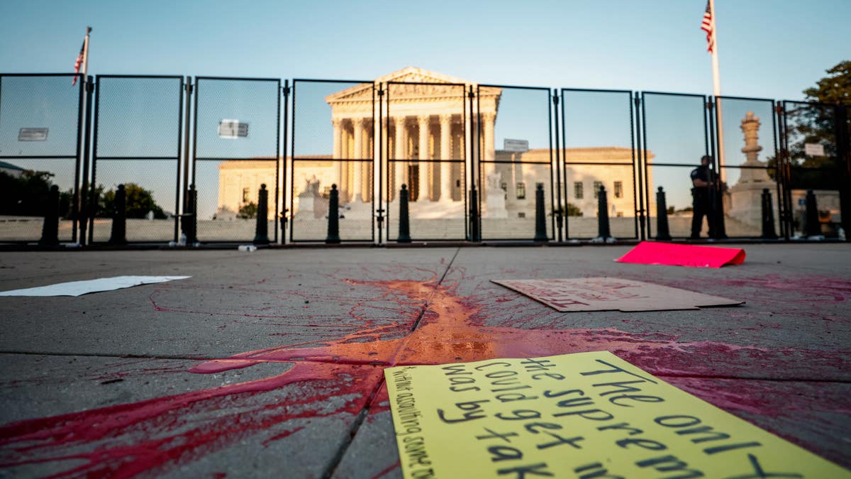 Supreme Court building barricaded