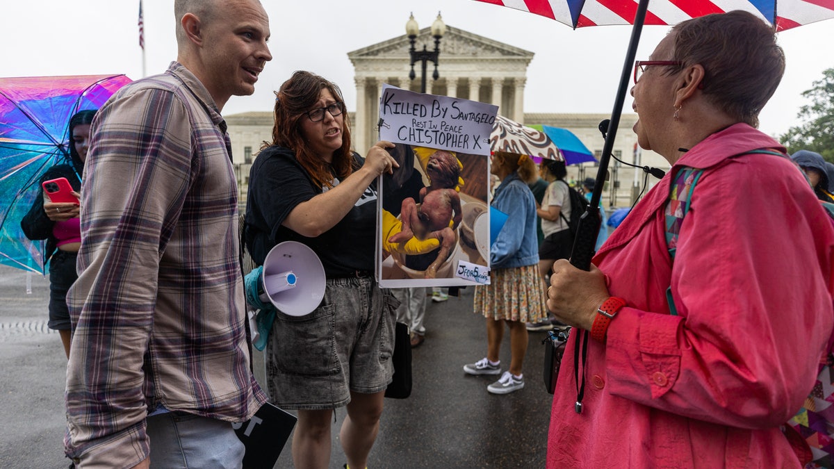 Abortion protest United States Supreme Court