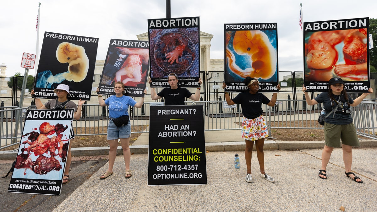 Pro-life protesters Supreme Court.