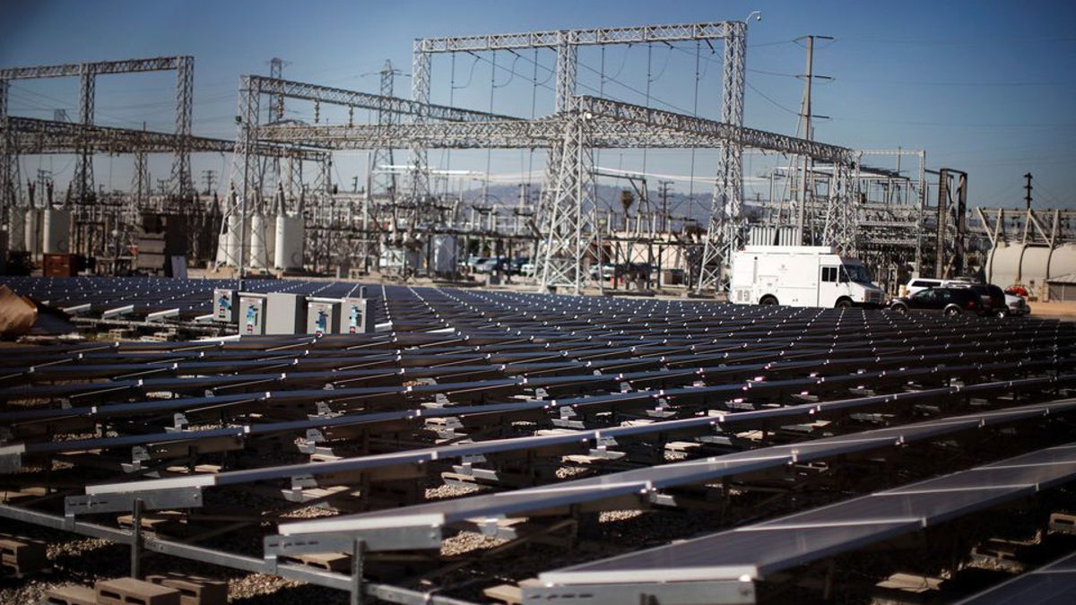 Solar panels in California