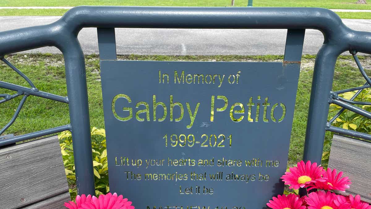 Gabby Petito memorial close up