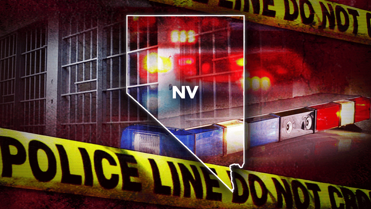 Photo illustration of Nevada and police tape