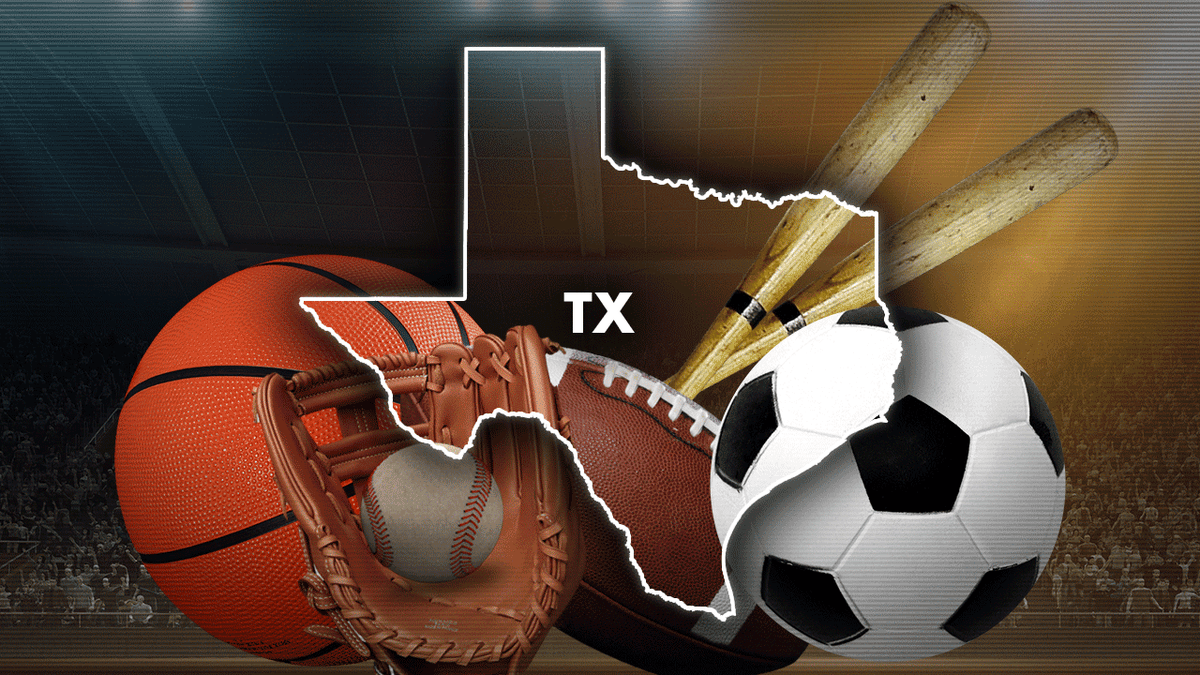 Texas sports graphic