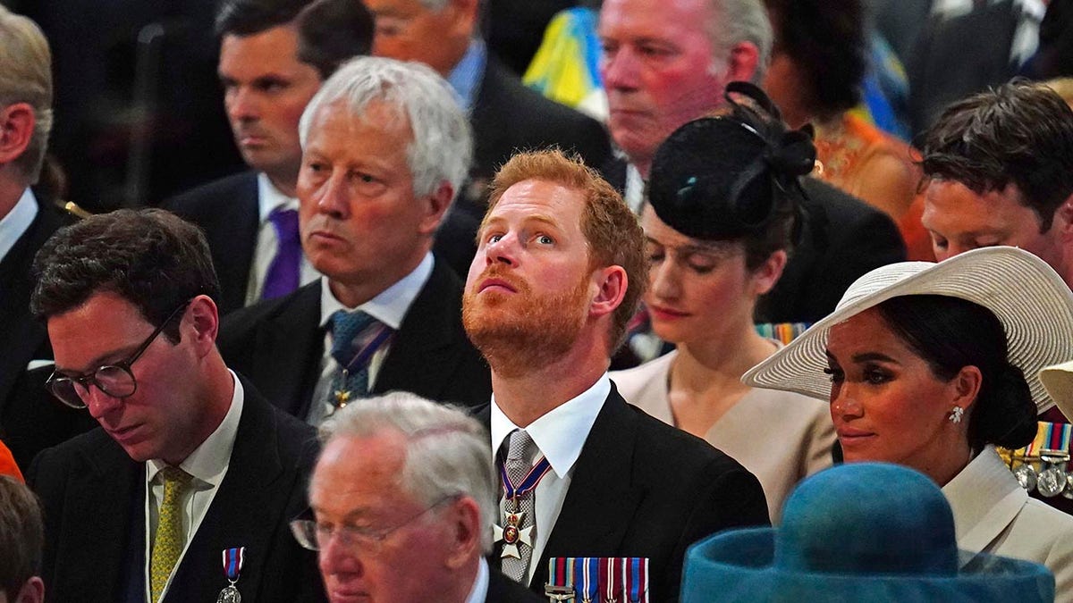 Pricne Harry and Meghan Markle at St. Paul's