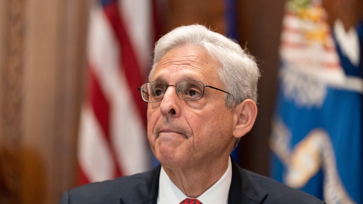 Merrick Garland wearing glasses